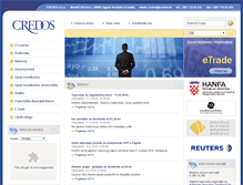 Tablet Screenshot of credos.hr
